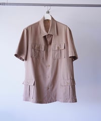 【Vintage】Italy safari shirt S/S