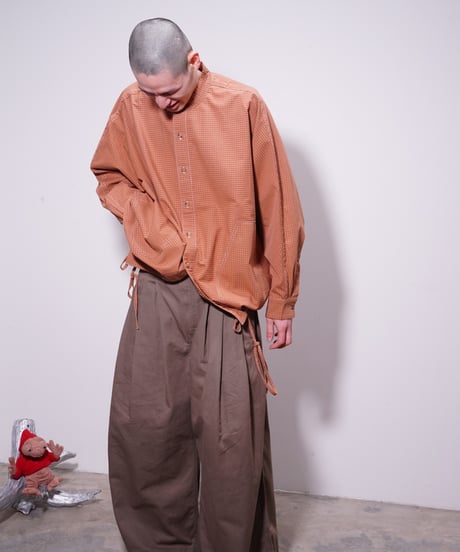 【YIFAT FINKELSHTEIN】SHEMESH／orange brown／XS
