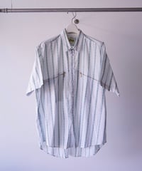 【Vintage】90's Italy ハの字zip  shirt