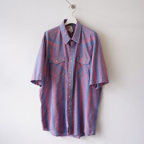 【used】design western shirt