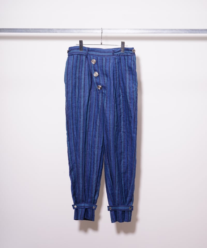 OIRA】GURKHA HAKAMA ［indigo linen］ | abundantism