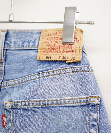 【remake】school sweat×Levi's501 docking remake pants