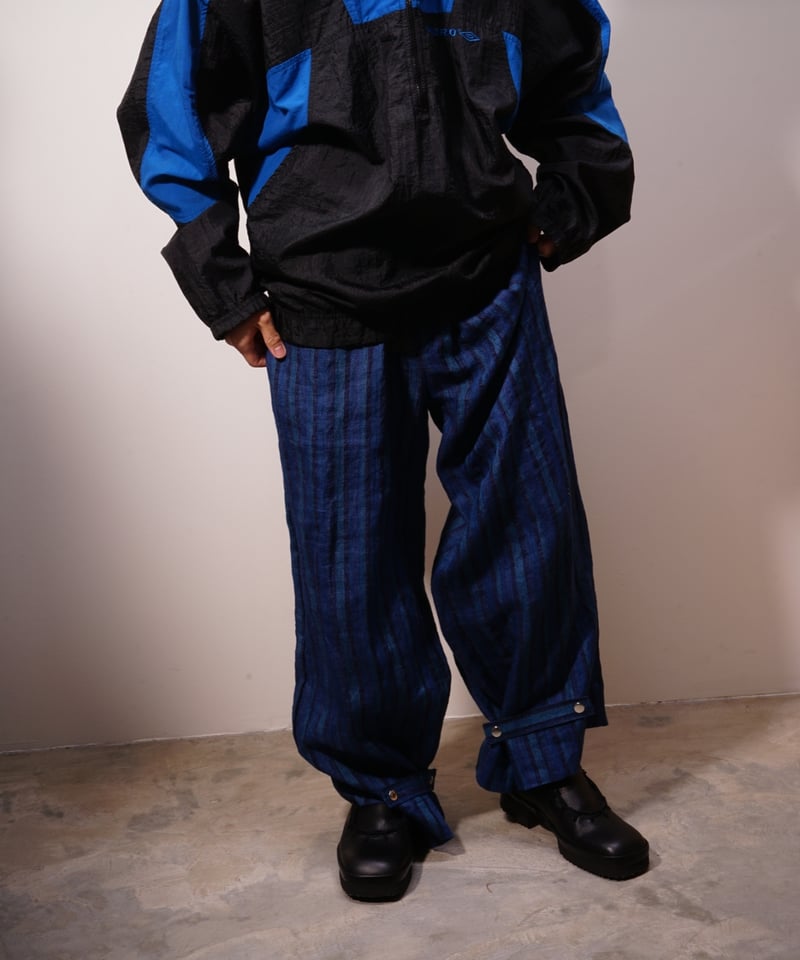 OIRA】GURKHA HAKAMA ［indigo linen］ | abundantism