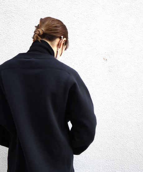 【THE HINOKI】OG cotton fleece sweat shirt [BLACK]
