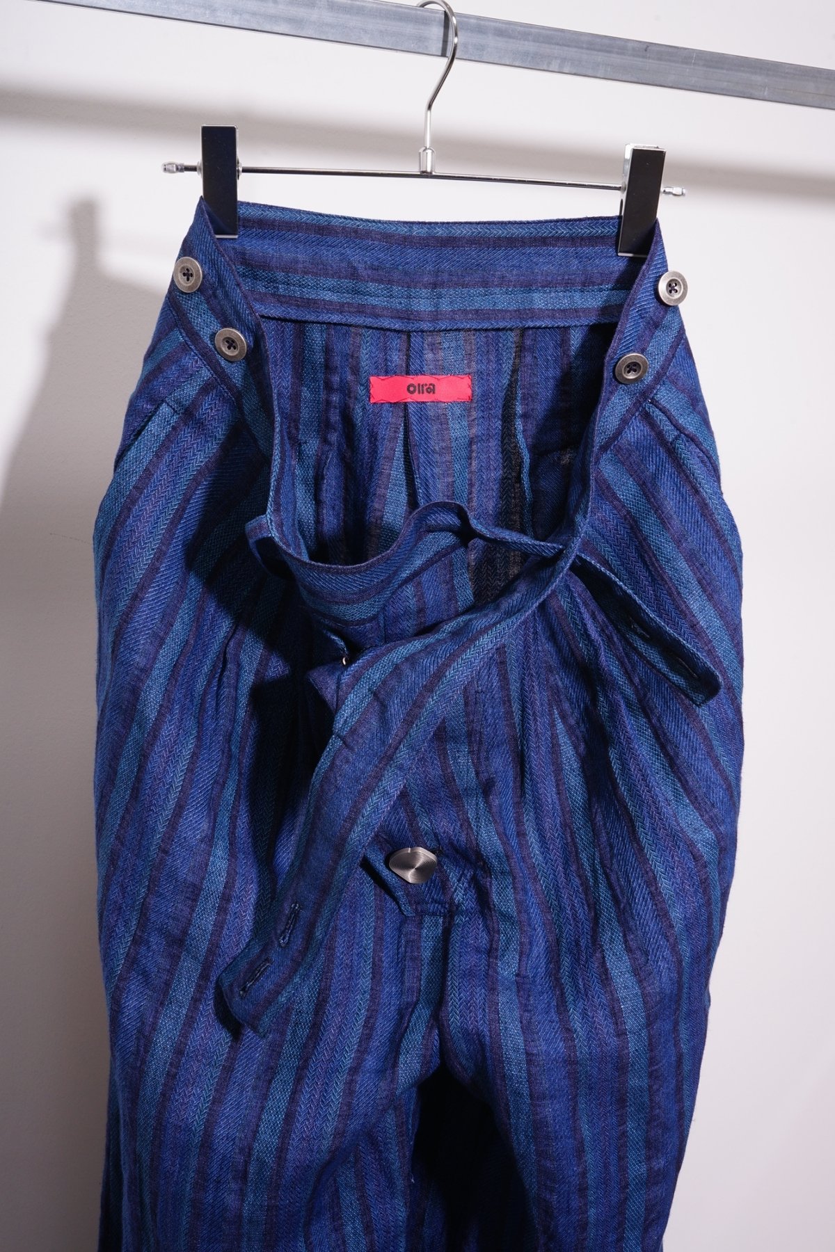 OIRA】GURKHA HAKAMA ［indigo linen］ | abundantism