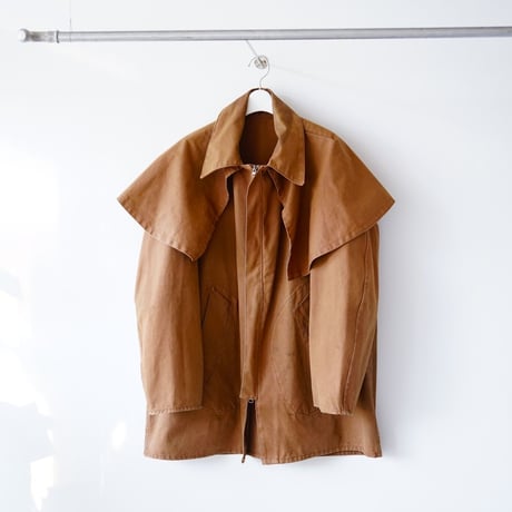 【used】  Puritan collar plain weave half coat