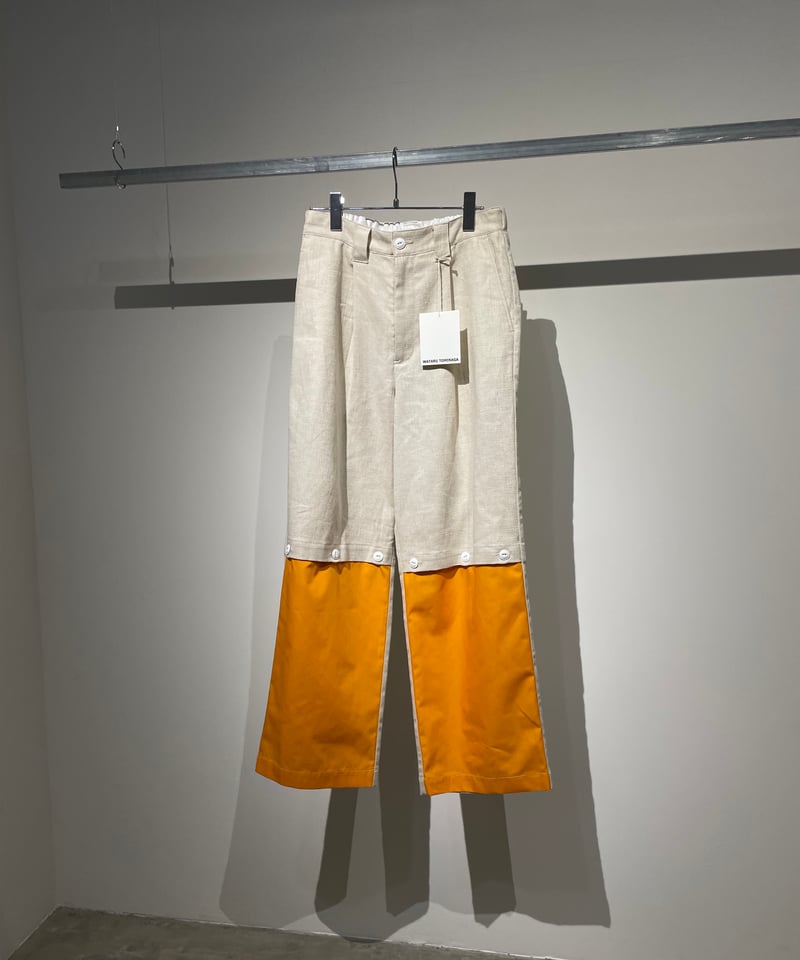 WATARU TOMINAGA】open knee trousers | abundantism WATARU TOMINAGA】open knee trousers | abundantism
