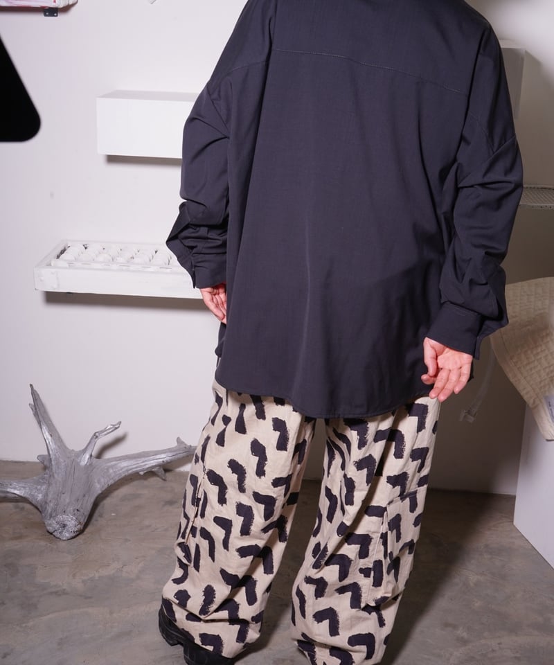 OIRA】五倍子 gather pants | abundantism