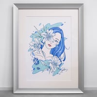 乙女座フレーム付きジークレー【1点限定A.P.版】A3サイズ