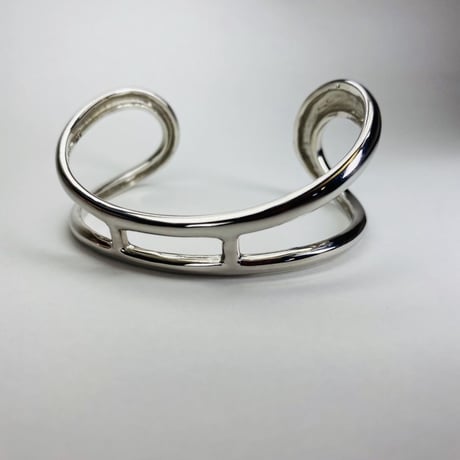 Silver Bangle 3P Diamond