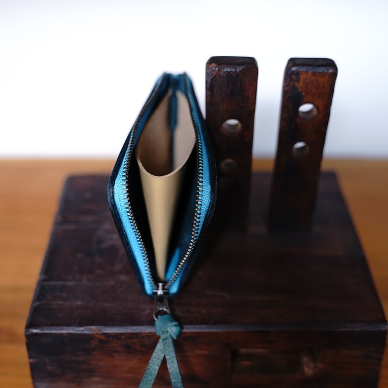 小L型サイフ | 革細工の家 KURO