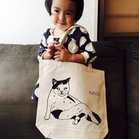 モンドくんトートバッグ｜しどけない猫