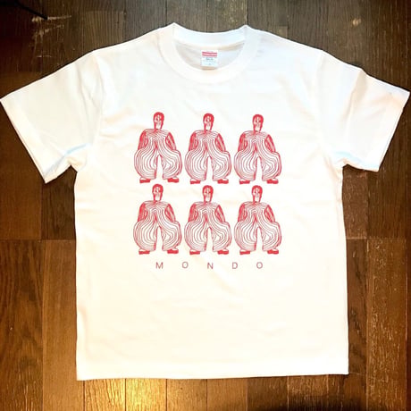モンドくんTシャツ｜ボウイ｜ホワイト