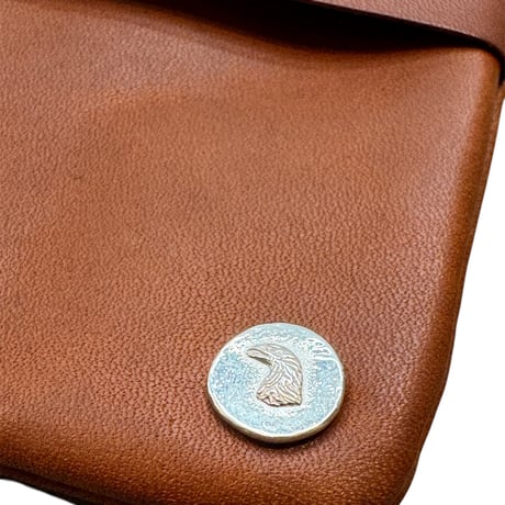 LARRY SMITH   LT-0062  "TWIN ZIP WALLET" - Light Brown-