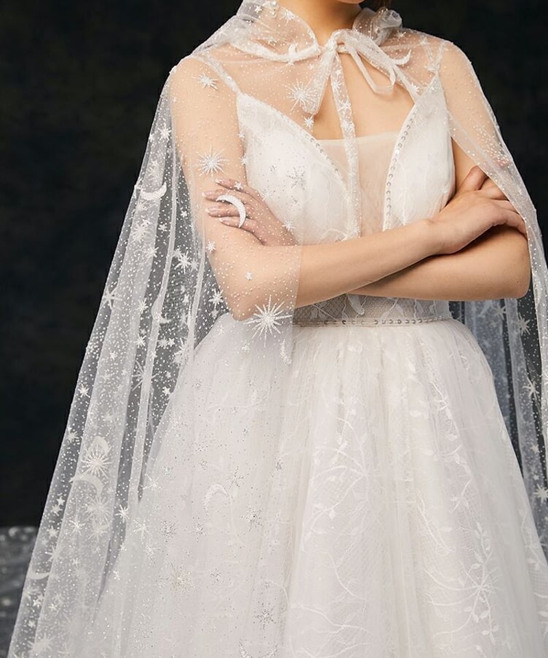 ブライダルドレス ベルライン ロングトレーン ウェディング 052859  