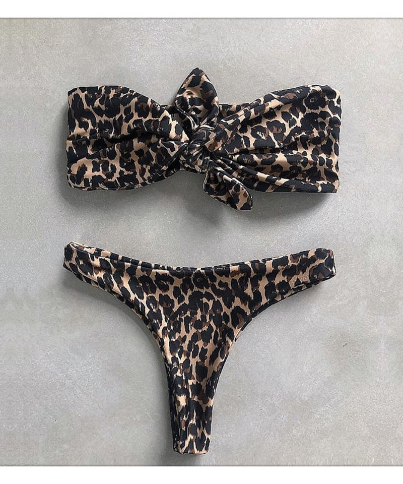 売切価格⭐︎新品未使用GANNI ヒョウ柄 セパレート水着34ドゥーズィエムクラス 売切価格⭐︎新品未使用GANNI ヒョウ柄 セパレート水着34