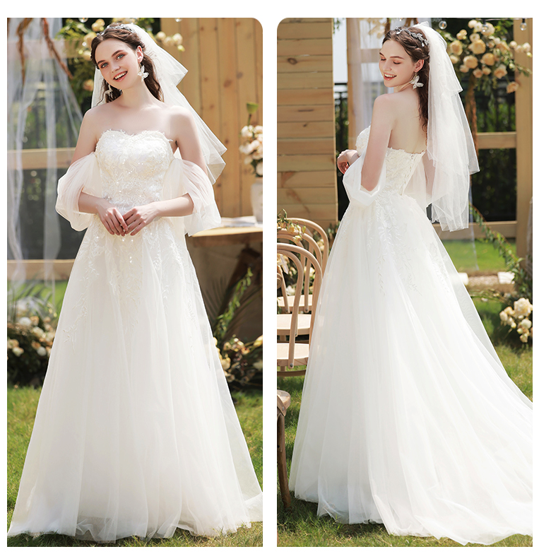 ブライダルドレス プリンセス オフショルダー 花嫁 052612  