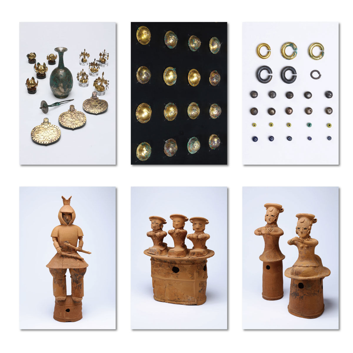 綿貫観音山古墳出土品ポストカード15枚セット | 群馬県立歴史博物館