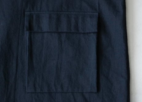 CT06BK  オーガニックコットン・ステンカラーコート／ブラック（MAGALI）