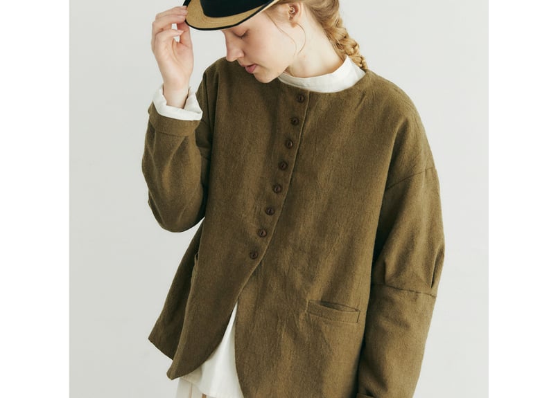 マガリ コットンウールジャケット 楽天市場】MAGALI マガリ