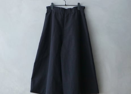 PT66BK　 ハイカウントコットンリネン・コクーンパンツ／ブラック（MAGALI）