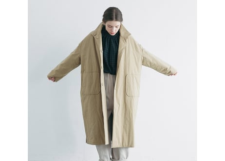 CT08BE  ヴィンテージフィニッシュ・コットン・パディットコート／ベージュ（MAGALI）