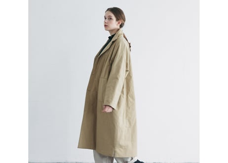 CT08BE  ヴィンテージフィニッシュ・コットン・パディットコート／ベージュ（MAGALI）