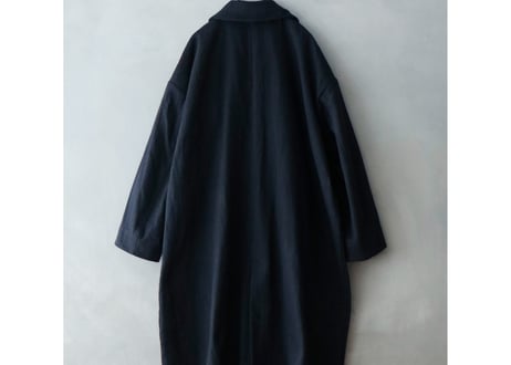 CT06BK  オーガニックコットン・ステンカラーコート／ブラック（MAGALI）