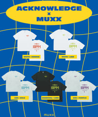 ACKNOWLEGHE × MUXX 別注 BPM SHORT SLEEVE T-SHIRTS
