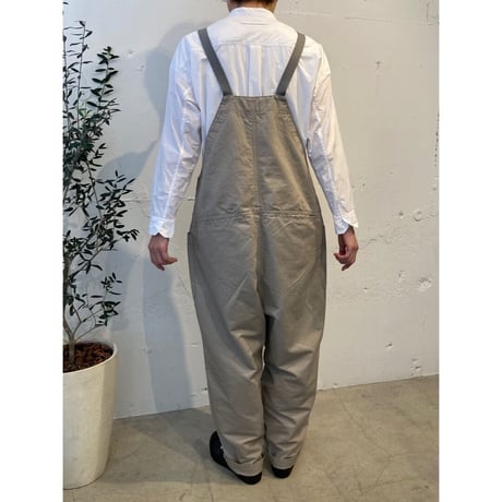 NATURAL LAUNDRY C/Lカルゼ ハーベストサロペット グレージュ