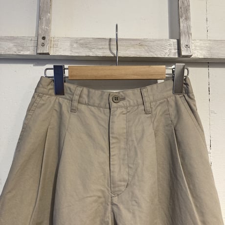 NATURAL LAUNDRY コットンカルゼ ビッグチノ ハイグレー