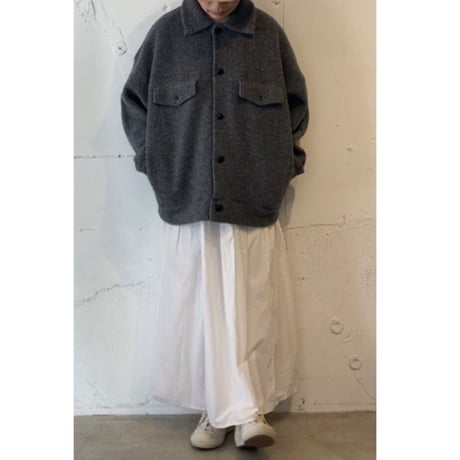 TISSU トンプキンパイルポケットジャケット size3 TOPアイボリー