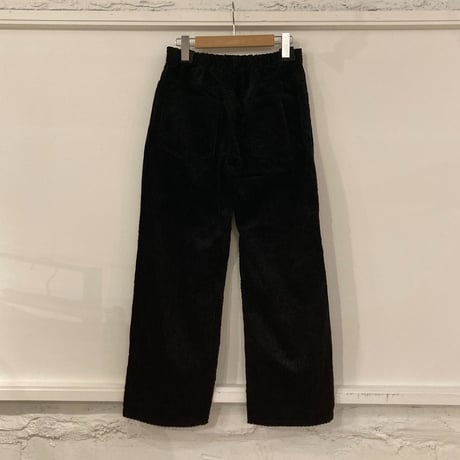 TISSU コーデュロイハイライズパンツ size1 クロ