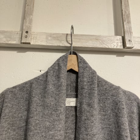 grin ショールカーディガン グレー
