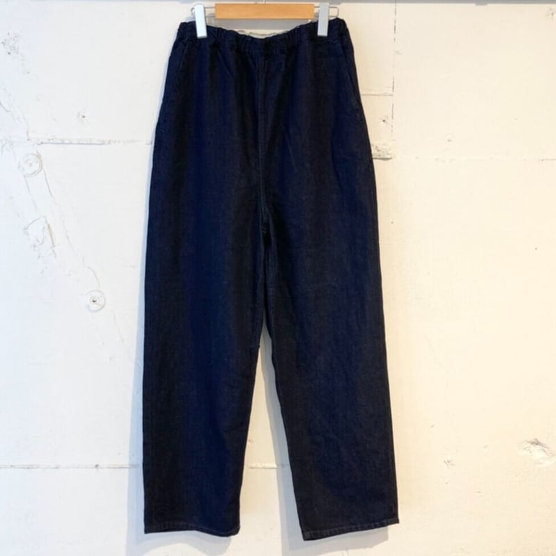 TISSU サフィランリネンデニム イージーテーパードパンツ size3