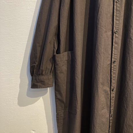 NATURAL LAUDRY スタンド2WAYワンピース チャコール