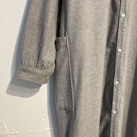NATURAL LAUNDRY ネル スタンド2WAYワンピース グレー