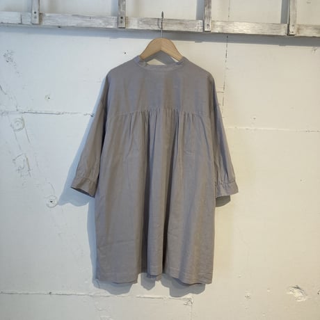 NATURAL LAUNDRY 2WAYチュニック グレージュ