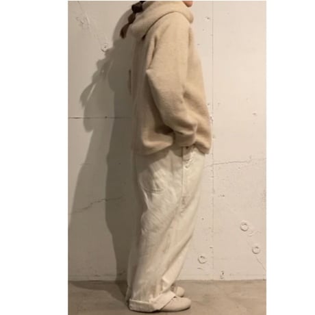 TISSU　トンプキンパイルプルパーカー size1 TOPチャコール