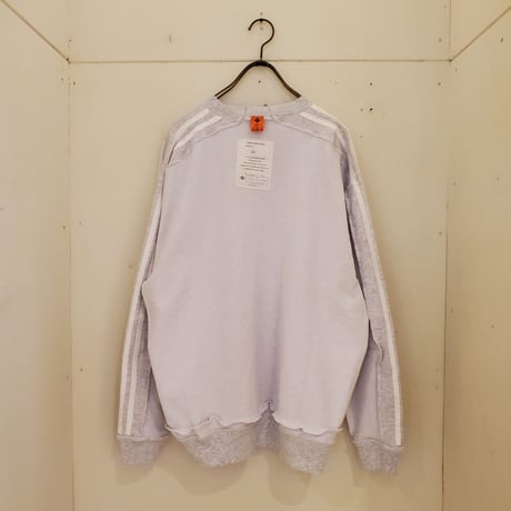 【REHERSALL】パイルラインスリーブスウェット