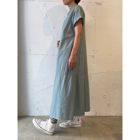 grin ブロードタフタ 2WAYワンピース スモークミント