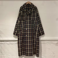 TISSU ハイデンシティ エフォートレストレンチ 3size ネイビー地チェック