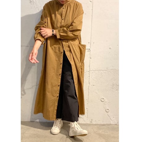 NATURAL LAUNDRY ネル スタンド2WAYワンピース シロ