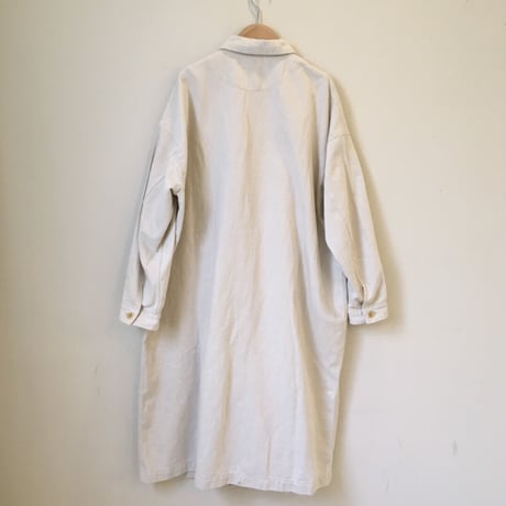 TISSU サフィランリネンデニムワークコート オフ