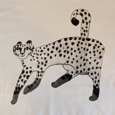 【(ｇ)】天竺プリントTee『CHEETAH』
