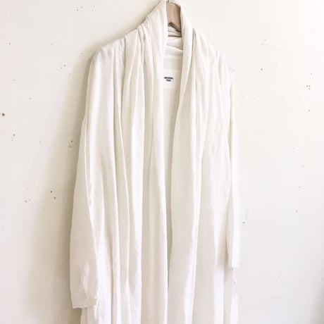UNIVERSAL TISSU　オリガミガウンコート　シロ