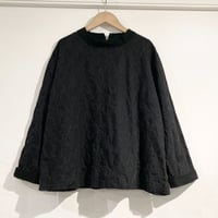 grin witeberry刺繍プルオーバー ブラック