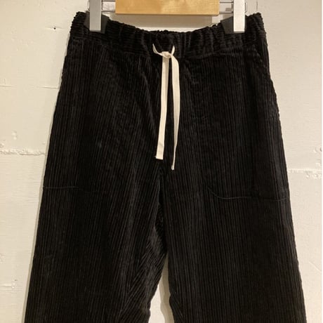 TISSU 親子コーデュロイイージーパンツ size1 クロ