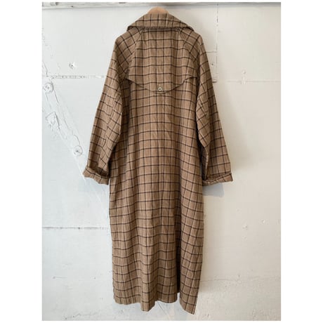 TISSU 先染めチェック ハイデンシティ エフォートレストレンチ size3　ベージュグレンチェック