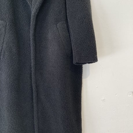 UNIVERSAL SEVEN ボアチェスターコート size F クロ